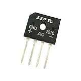 Poilee 10個 ブリッジダイオード 整流器 10A 1000V GBU1010 ブリッジ整流器 電子工作 部品 セット