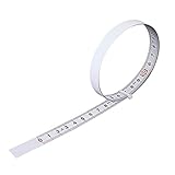 SaveSooo テープメジャー1m 自己粘着性メジャーテープ 巻尺 目盛が見やすい 定規 正目盛 測定工具 メジャー テーブルソー用