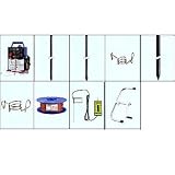 電気牧柵器クマ用2重張り　トリップ式　100mFRPセット