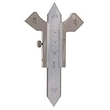 F Fityle ウェルド 溶接ゲージ　フィレット 検査ルーラー 斜角 高さ 幅 アンダーカット深さ測定用