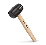 TEKTON 30501 Wood Handle Rubber Mallet 8-Ounce [並行輸入品]