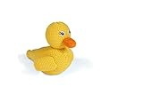 Estella Hand Knit Organic Rubber Ducky Rattle Baby Toy by Estella, Designed for Children