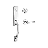 Baldwin DCMIAXTUBRCRR260 Reserve Double Cylinder Handleset Miami x Tube with Contemporary Round Rose