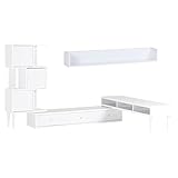 arne テレビ台 ラック ウォールシェルフ 完成品 日本製 配線収納 3点セット T-003/1500 T3-altoDX WallBox C-1500 ホワイト