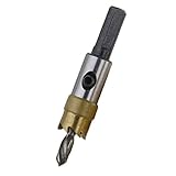 Lovoski 高速鋼製　HSS　ドリルビット　穴切削　ホールソー　カッター　高精度　ドリルビット　12mm径　14mm深さ