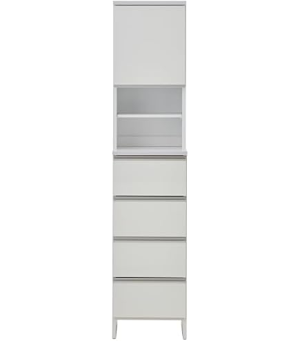 Amazon.co.jp: ランドリーチェスト ハイタイプ 隙間収納 幅45cm