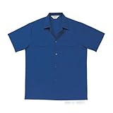 マクマオン 半袖開襟シャツ ネイビー サイズM 春夏用 A9700 作業着 作業服