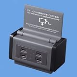 パナソニック カバー付露出コンセント スタンド機能付 扉付ダブルコンセント グレー WK1602H