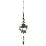 Kalco 9417BB Anastasia Outdoor 2-Light Medium Hanging Lantern, Burnished Bronze Finish [並行輸入品]