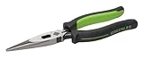 Greenlee 0351-07M Long Nose Pliers/Side Cutting, Molded Grip, 7 by Greenlee