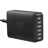 USB充電器、Topvork 60W6ポートUSB充電ハブ、6ポートデスクトップUSB充電器、iPhone 13/13 Pro/iPhone