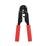 Richer-R　ワイヤクリンパ　モジュラクリンピングカッティングストライピング　ネットワークワイヤツールキット　8P8C　rj45カット、ストリップ、クリンプに対応