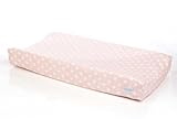 Glenna Jean Victoria Changing Pad Cover, Pink/White Dot by Glenna Jean
