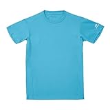 [ファイテン] Ｔシャツ RAKUシャツ ターコイズ M