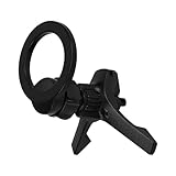 オウルテック MagSafe対応iPhone用 マグネット式 車載スマートフォンホルダー エアコンルーバー取り付けタイプ ブラック OWL-MGCH01-BK