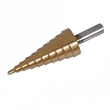 Silverline 698459 Titanium Coated Step Drill 4-22mm For Steel Brass Copper Wood
