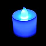LEDキャンドル ライト　癒し雰囲気　5点セット 青