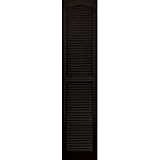Vantage 0114063002 14X63 Louver Arch Shutter/Pair 002, Black [並行輸入品]