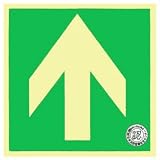 【床面用】蓄光式　避難口誘導標識（矢印）