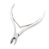 uxcell 斜ニッパ 斜めカットプライヤー 金属 サロンサプライ シルバートーン 剪断 はさみ キーン
