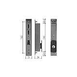 YKKAP メンテナンス部品 召合せ 内外締り錠 外部シリンダー (HH-3K-18289) YB：ブロンズ *製品色・形状等仕様変更になる場合があります*