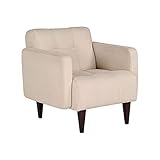 arne ソファー 1人掛け 1人用 肘付き ローソファ 布張り ファブリック リビング Boule 1P C1419 ナチュラル カレイド生地