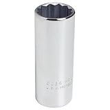 Stanley Proto J5008H 6 Point 3/8 Drive Deep Socket, 1/4 by Stanley-Proto