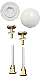 EZ Install Toilet Bolts and Caps [並行輸入品]