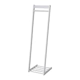 JKプラン L字ハンガーラックW400 ホワイト ZFC-0012-WH