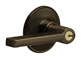 Dexter by Schlage J54SOL716 Solstice Keyed Entry Lever, Aged Bronze Schlage Lock Company [並行輸入品]