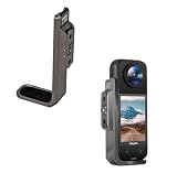 SHEAWA Insta360 X4用横置きマウントアダプター アルミ 1/4ねじ穴 マウントフィンガー ブラケット フレーム 耐衝撃 三脚、自撮り棒などの撮影アクセサリーを取り付け可能