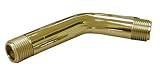 Plumbest S03-030 Bent Shower Arm, Polished Brass [並行輸入品]