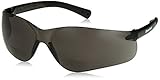 Crews BKH20G BearKat Magnifier Polycarbonate 2.0 Diopter Gray Lens Safety Glasses with Non-Slip Hybr