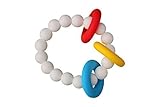 MyBoo Autism/Sensory/Teething Chewable Beads and Rings Bracelet - Primary Colors on White [並行輸入品]
