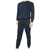 タルテックス メンズ 裏起毛上下スーツ ネイビー LX65580 LL