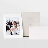 モノライク スリム&ライト スタンディング ペーパーフォトフレームホ 箱 セット 5x7 ワイト Slim&Light Standing Paper Photo Frame Box Set 5x7