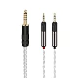 luxferre 4.4 mm ath-r70x r70x 交換 リケーブル 4.4 mm バランス ケーブル ヘッドホン ケーブル 単結晶銅 24k 金メッキ 4.4mmバランス標準プラグ アップグレード ケーブル NW-WM1A NW-WM1Z NW-ZX300 TA-ZH1ES PHA-2A に対応 (1.2m)