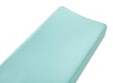 aden + anais Rayon From Bamboo Changing Pad Cover, Azure - Solid Aqua by aden + anais [並行輸入品]