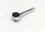 Powerbuilt 640500 1/4' Dr. 42 Stubby Tooth Ratchet, 3-3/4' L [並行輸入品]