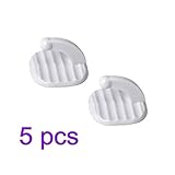 Vosarea フック　壁ハンガー　プラスチック　自己接着　防水　シームレス　キッチン　バスルーム　リビングルーム　10ピース（白）