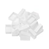 PATIKIL 3.2ml 水彩パン 24個入り 空のフルパン プラスチック水彩缶 水彩油絵アクリル絵の具トラベルブリキケースパレット用 ホワイト