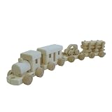 ＜ボーネルンド＞ カタコトトレイン （ナチュラル） ４連