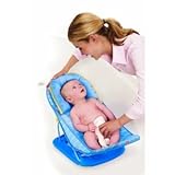 Deluxe Baby Bather - Blue -　赤ちゃんための安全バスチェア （お風呂チェア)