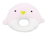 やわらかどうぶつラトル ペンギン(ピンク)  ラトル ペンギン(ピンク) 高さ20cm