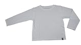 ナノミックス キッズ コンフォータブル 長袖 Tシャツ 白 100