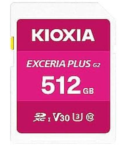 Amazon.co.jp: KIOXIA EXCERIA PLUS SDHCカード 512GB CLASS10 KSDH