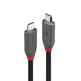 LINDY 2m ANTHRA LINE USB4 Gen3x2 Type-Cケーブル 240W PD急速充電対応(型番:36958)