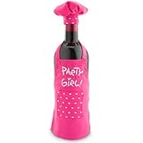 Party Girlワインボトルエプロンシェフセットの女の子のパーティーワインインテリア