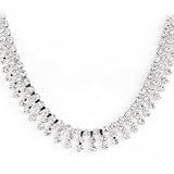 ［ネックレス］ Necklace クリスタルラインストーン ネックレス アクセサリー ジュエリー
