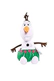 Disney Frozen Talking Olaf Hula Skirt Bean Plush [並行輸入品]